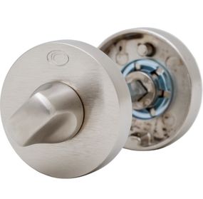 WC фіксатор Convex 1485, нікель матовий Шампань