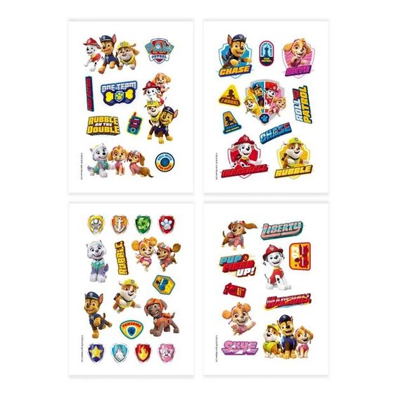 Набір дитячих тимчасових татуювань Paw Patrol Dodo 200435 Різнокольоровий shop (4823115907851) | Зображення 1