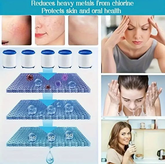 Картридж, фильтрующий элемент для крана, очиститель воды, фильтр для воды. Удаление хлора | Зображення 5