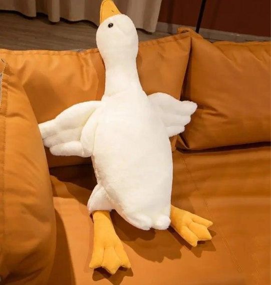 М'яка іграшка Гусак 160 см, Велика іграшка для обіймів 160 см гусак   знижка | Зображення 2