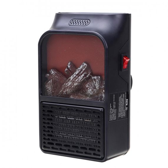 Портативный тепловентилятор для обогрева Flame Heater 1000 Вт, Электрический обогреватель для офиса OX-68 | Зображення 2