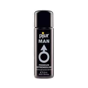Густий силіконовий лубрикант pjur MAN Premium Extremeglide із тривалим ефектом, економна, 30 мл
