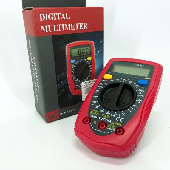 Цифровий Мультиметр 33 C DT DIGITAL мультитестер тестер, електронний мультиметр, професійний тестер | Зображення 7
