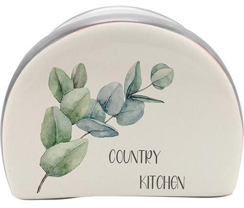 Керамічна серветниця Green leaves 10х7 см
