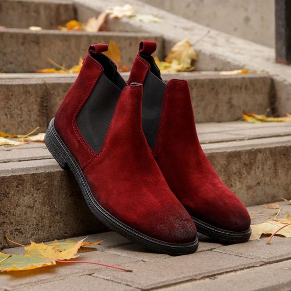 Стильні замшеві челсі 40, 41 розмір | Зображення 1