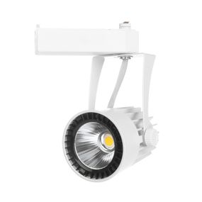 Светильник трековый поворотный LED 410/12W WW WH COB