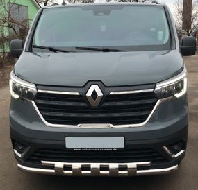 Передній вус Shark ST015 (2021-2025, нерж) для Renault Trafic 2015- рр