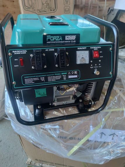 Генератор инверторный бензиновый FORZA IG3500F 3.4 кВт Инверторный генератор Инверторный генератор для дома | Зображення 2