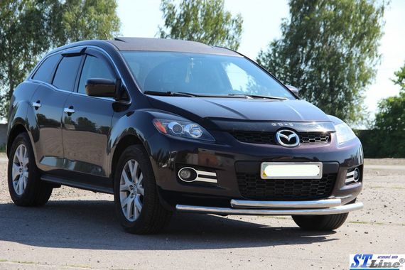 Передняя защита ST014 (нерж.) для Mazda CX-7 2006-2012 гг | Зображення 2