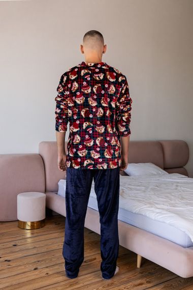 Піжама чоловіча "Family look" Носи своє 46 Синій (p-12653-141734) | Зображення 5