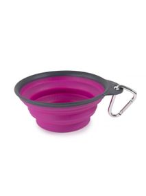 Миска дорожня складана Dexas Collapsible Travel Cup, 480 мл, пурпурна