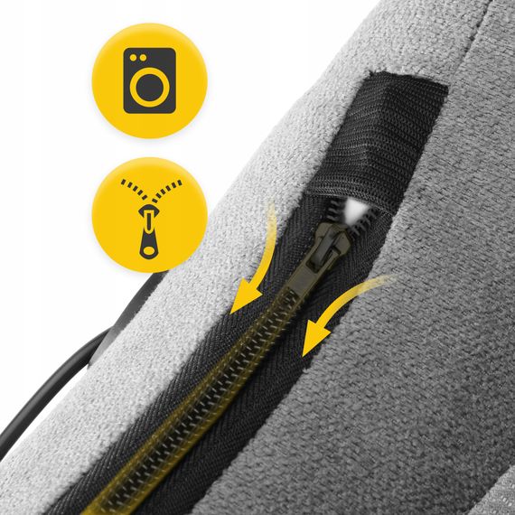 Подушка-масажер 4FIZJO Shiatsu Lite Black (P-5905973404136) | Зображення 3