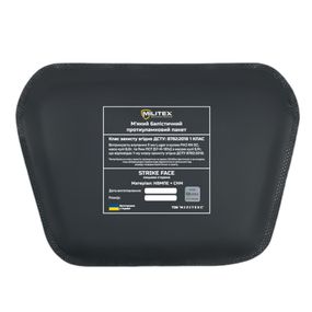Балістичний пакет  1 класу Militex для напашника XL 25,5*16*17 чорний