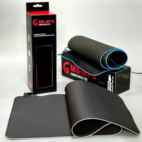 Коврик для мышки GMS WT-5 с RGB подсветкой от USB (80*30*0,4 см) | Зображення 5