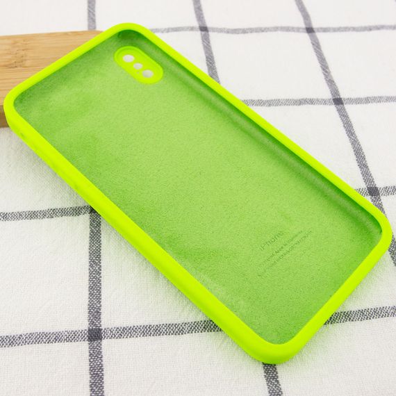 Чехол Silicone Case Square Full Camera Protective (AA) для Apple iPhone XS Max (6.5") | Зображення 2