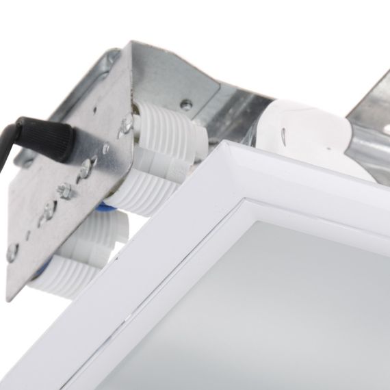 Светильник потолочный врезной  DL-10W/2x26W WH/101 634 0105 SQR | Зображення 1