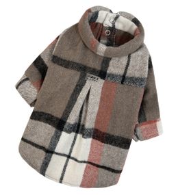 Сорочка картата коричнева з помаранчем RUB-53