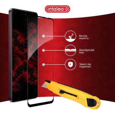 Стекло защитное Intaleo Full Glue Oppo A3x Black (1283126598784) | Зображення 4