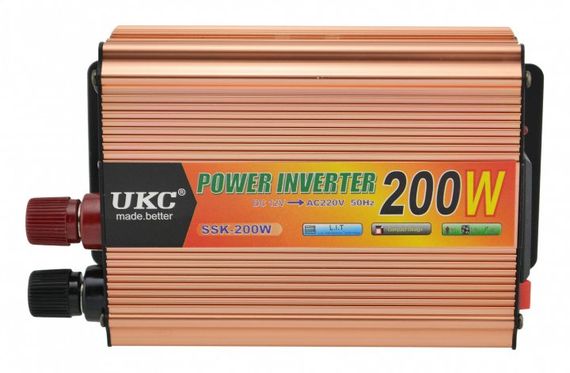 Преобразователь напряжения(инвертор) 12-220V 200W | Зображення 1