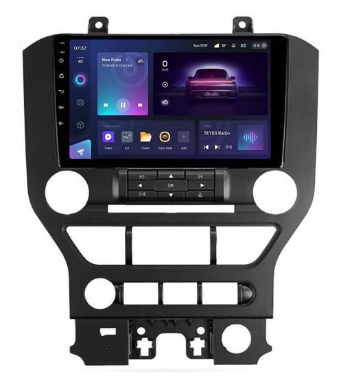 Штатна магнітола Teyes CC3 2K 4+64 Gb Ford Mustang VI S550 (F1) 2014-2021 9"