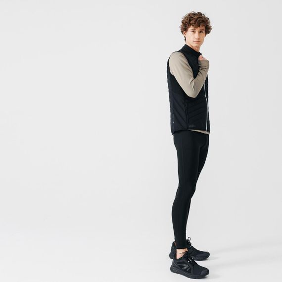 Жилетка чоловіча Run Warm 500 для бігу чорна - XL | Зображення 2