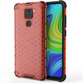 Протиударний чохол Cyberpunk на Xiaomi Redmi Note 9 колір Червоний