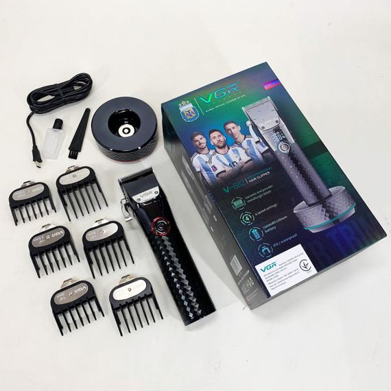 Універсальні машинки для стрижки волосся VGR, Водонепроникний тример для стрижки, Тример бездротовий RW-68 | Зображення 2