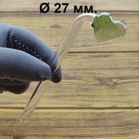 Стеклянная трубка Heart Turn Oil Green