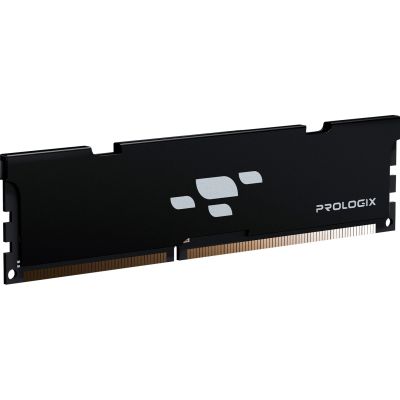 Модуль памяти для компьютера DDR4 8GB 3200 MHz Black Prologix (PRO8GB3200B4) | Зображення 1
