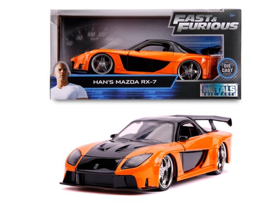 Машинка Mazda RX-7 Форсаж масштаб 1:24 | Зображення 1