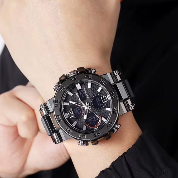 Армійські електронні годинники, Військові годинники з підсвічуванням Протиударні BZ-74 | Зображення 2