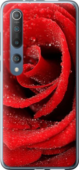 Чехол на Xiaomi Mi 10 Pro Красная роза "529u-1870-17620"