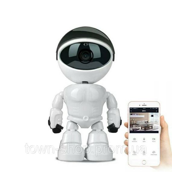 Беспроводная поворотная IP-камера видеонаблюдения SV Робот QC1-B 3MP, Белый | Зображення 2