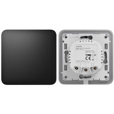 Умный выключатель Ajax LightSwitch 1-gang чорна | Зображення 3