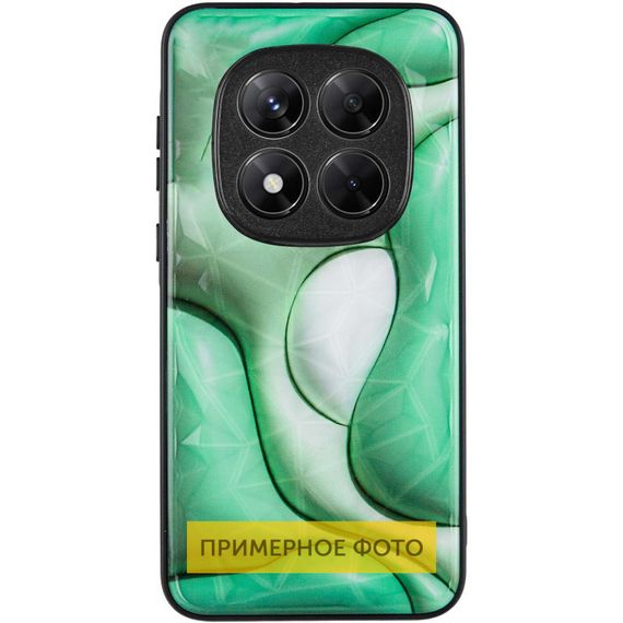 TPU+PC чехол Prisma BubbleGum для Xiaomi Redmi Note 14 4G (Int. version) 3D Green | Зображення 1