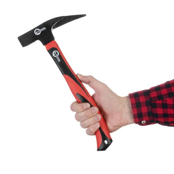 Молоток покрівельний 600 г. ручка з фібергласу INTERTOOL HT-0230 | Зображення 7