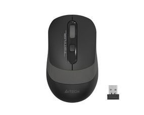 Миша бездротова A4Tech Fstyler FG10S (Grey), безшумна, USB, колір чорний+сірий