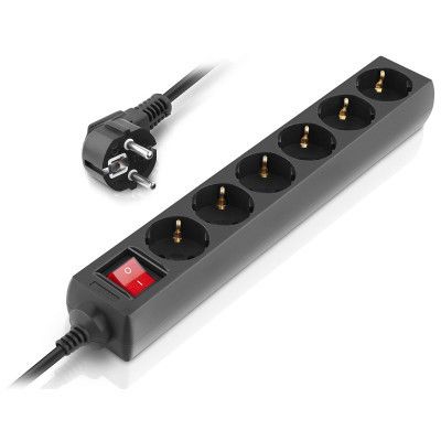 Сетевой фильтр питания REAL-EL RS-6 Protect M 1.8m, black (EL122300032) | Зображення 9