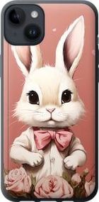 Чохол на iPhone 14 Plus Зайчик із силікону FCh_005591
