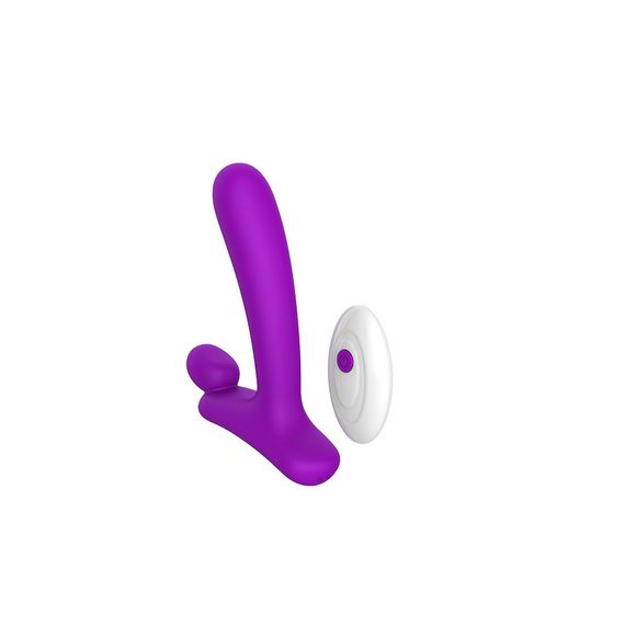 Вибратор в форме буквы,, L,,со стимуляцией клитора и точки G Chisa Lust Ripple Horny, фиолетовый Sex Aura | Зображення 2