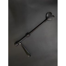 Стек із серцем, БДСМ Candy Hero шкіра, короткий, чорний