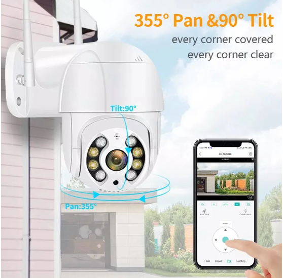 Камера відеоспостереження PTZ P11-QQ6 3.5 МП з Wi-Fi та підтримкою APP ICSEE (46117-_877) | Зображення 6