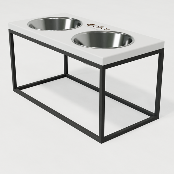 Миски на подставке для средних и больших собак Hollky Base L (2 × 0,95 л) BL-422120-GRWH | Зображення 7