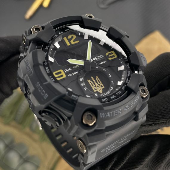Чоловічий годинник Awarder 004 Тризуб золото Black | Зображення 6
