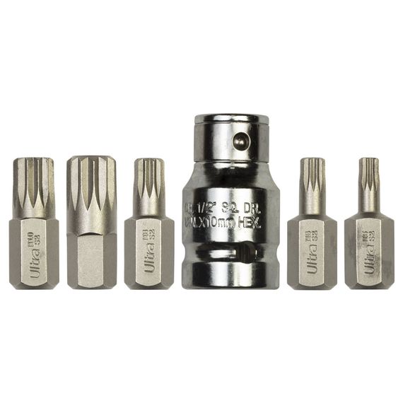 Набір біт Ultra Spline 10мм 6шт S2 (пласт кейс) 4016982 | Зображення 3