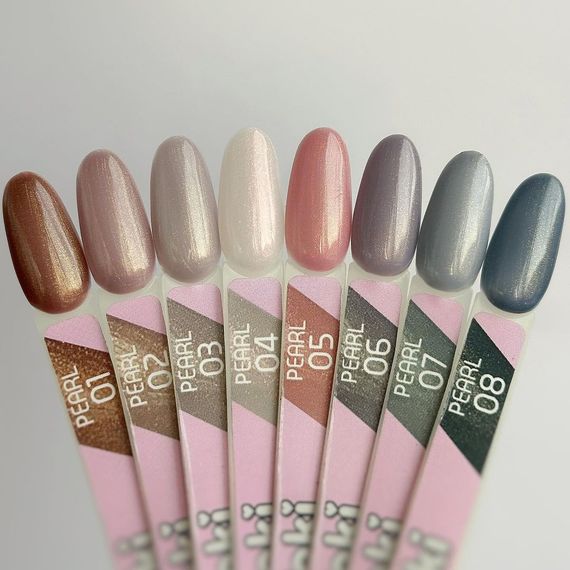 Гель-лак Toki-Toki Pearl 08 сине-серый 5мл | Зображення 3