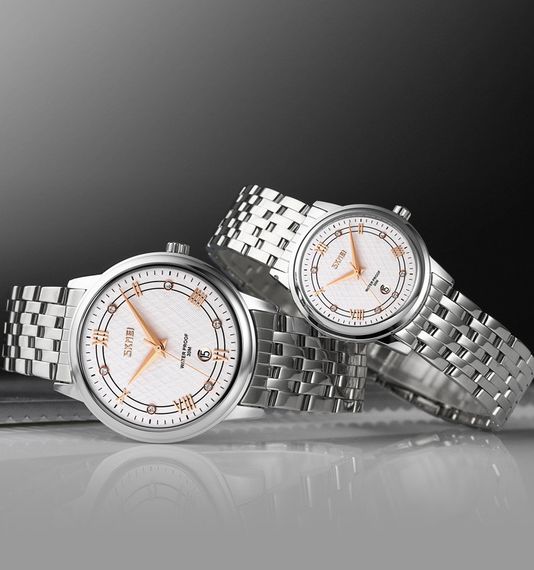 Skmei 9272SISI-B Silver-Silver Men | Зображення 3