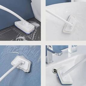 Щітка універсальна для прибирання будинку з довгою ручкою Glass Eraser Біла