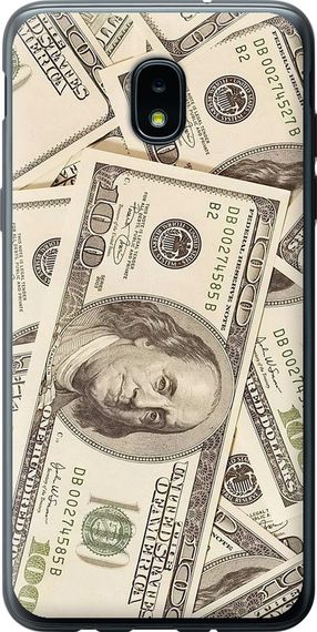 Чехол на Samsung Galaxy J3 2018 Доллары "3016u-1501-17620"