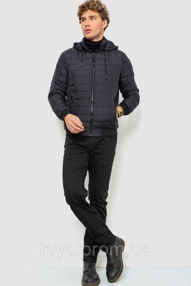 Куртка мужская демисезонная, цвет черный, размеры 4XL, 6XL, 8XL, XXXL FA_008430 | Зображення 1